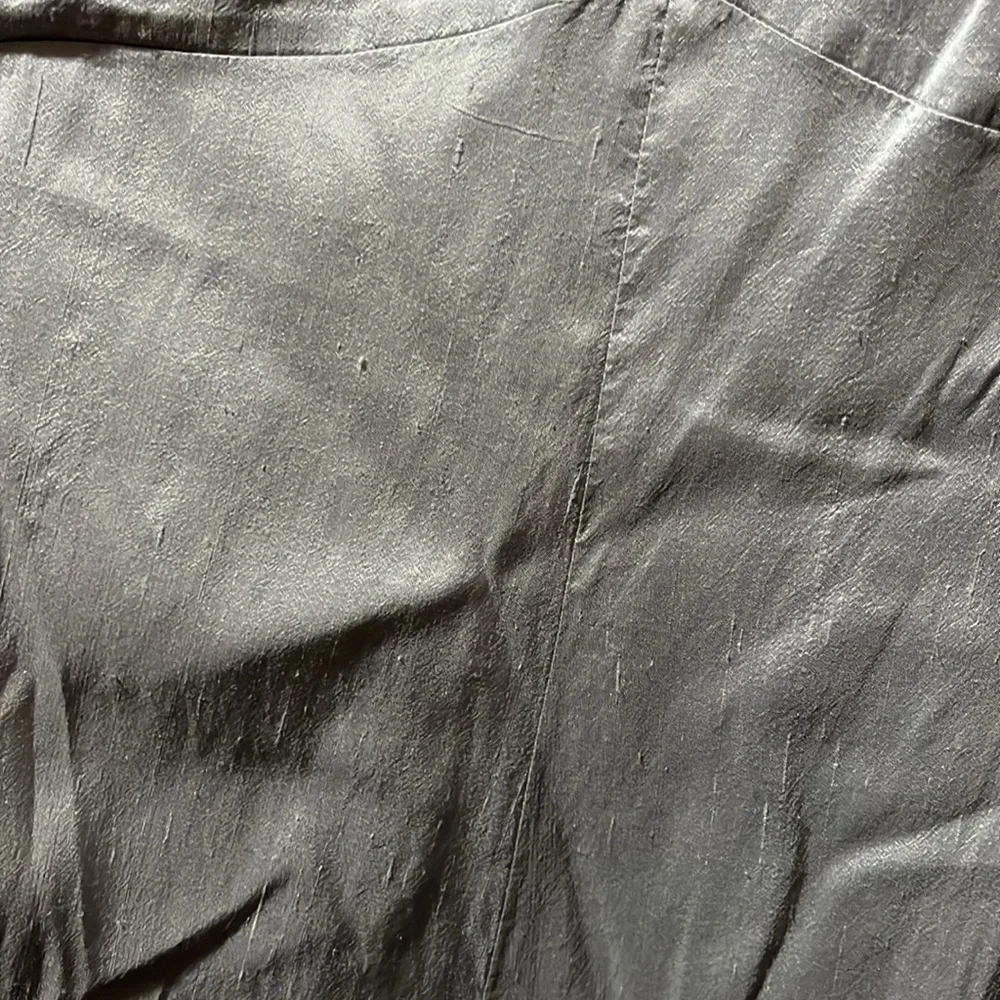 Eileen Fisher Textured Silk Dress and Jacket - Picture 8 of 12